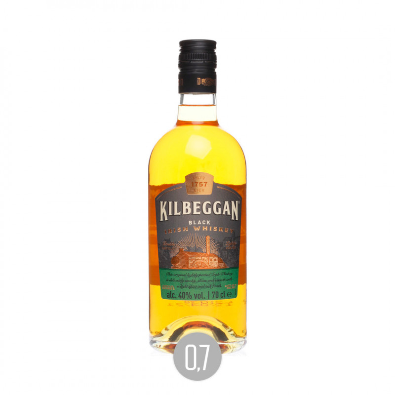 Kilbeggan Black Irish Whiskey