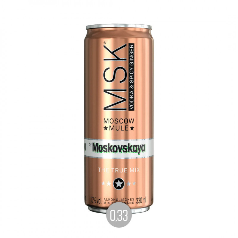 MSK Moscow Mule Vodka & Spicy Dose (EW)
