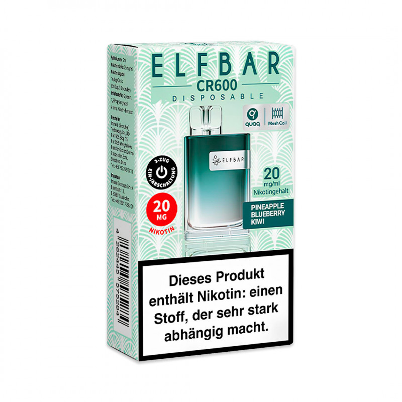 Elfbar CR600 Pineapple Blueberry Kiwi