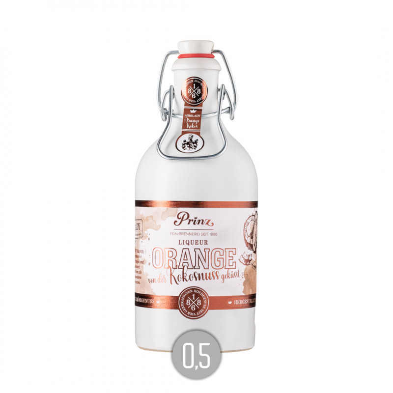 Prinz Orange Kokosnuss Liqueur weiß