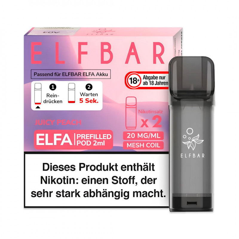 Elfbar Elfa Pod Peach Ice