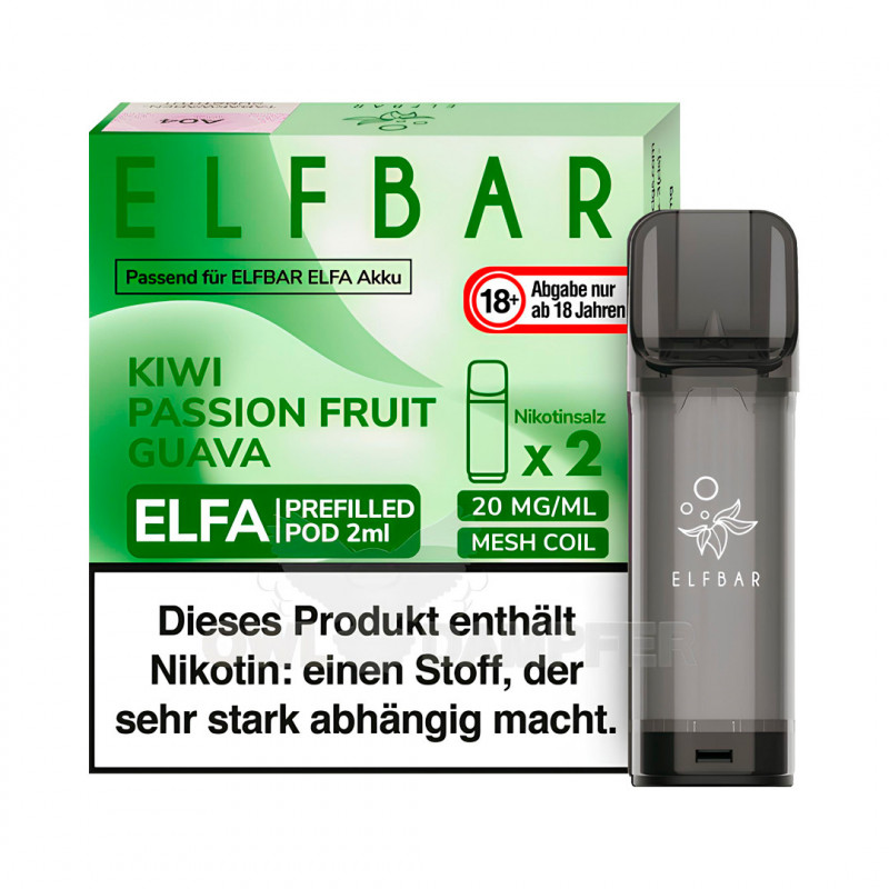 Elfbar Elfa Pod Kiwi Passion Fruit Guava