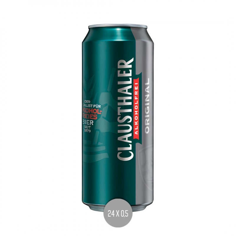 Clausthaler Pils Dosen 24x0,5 (EW)