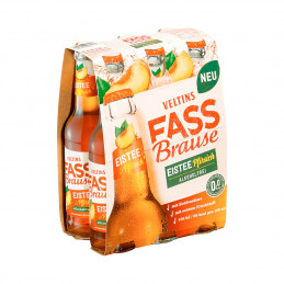 Veltins Fassbrause Eistee Pfirsich 6x0,33 (MW)