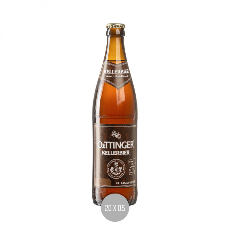 Oettinger Kellerbier Naturtrüb 20x0,5 (MW)