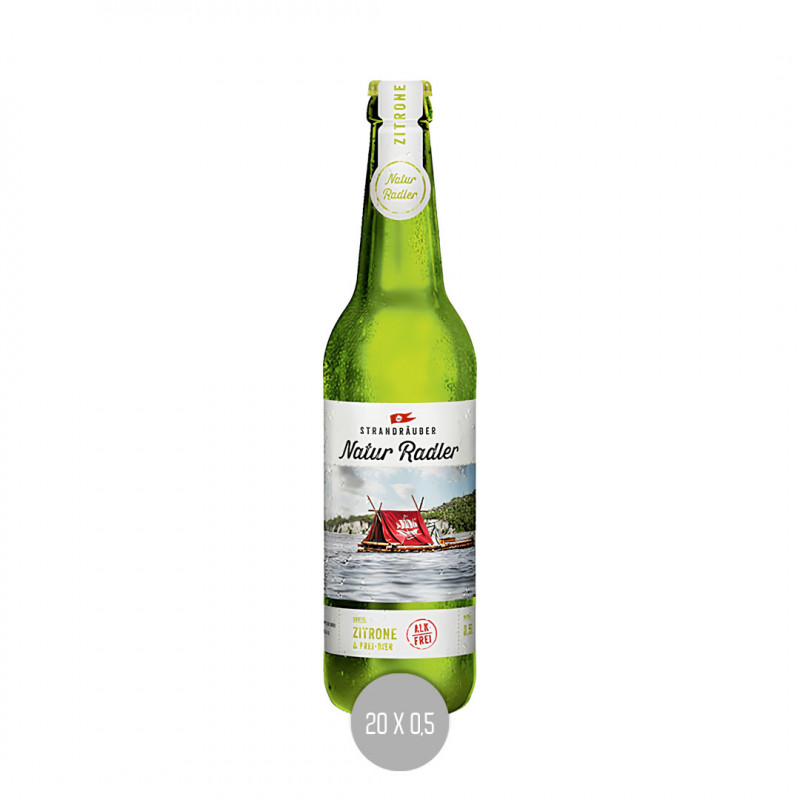 Störtebeker Strandräuber Natur Radler AF 20x0,5 (MW)