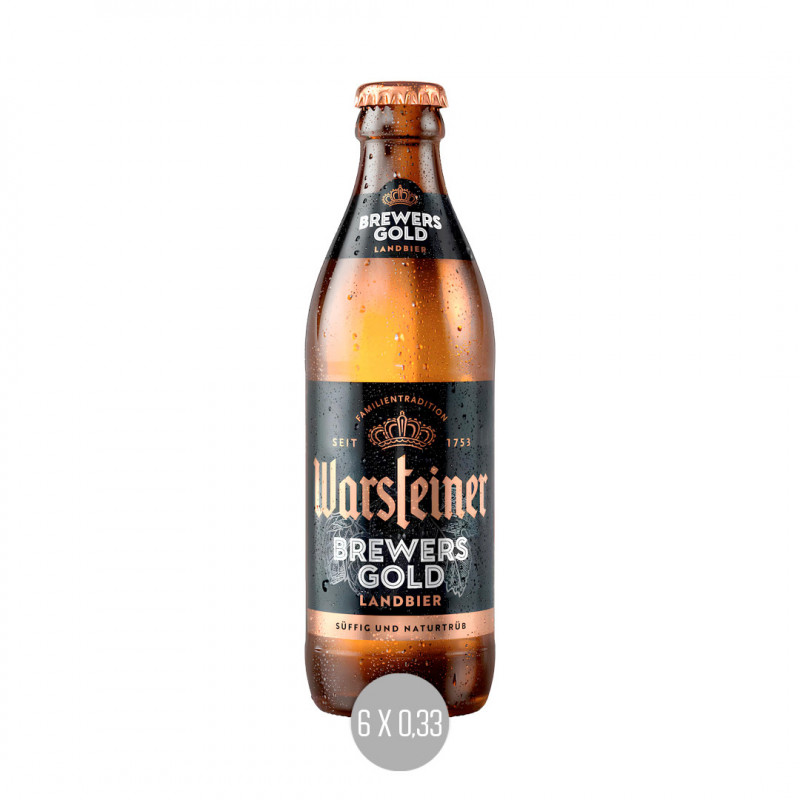 Warsteiner Brewers Gold 6x0,33 (MW)