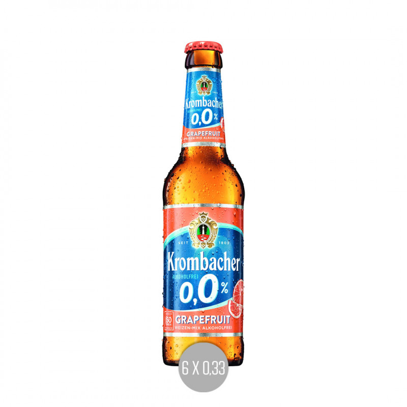 Krombacher Weizen Grape AF 6x0,33 (MW)