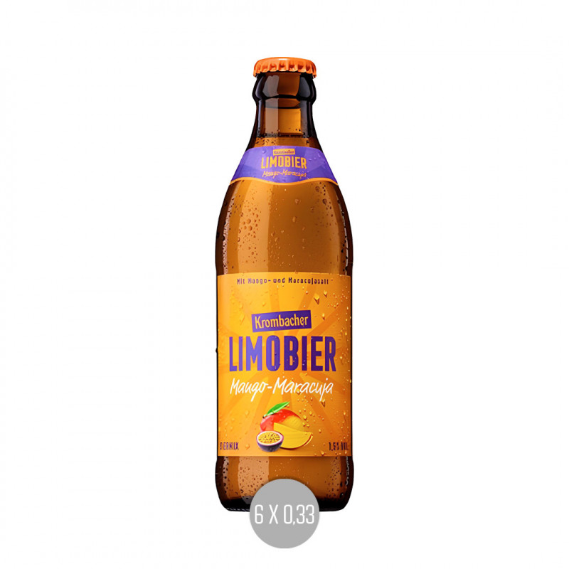 Krombacher Limobier Mango Maracuja 6x0,33 (MW)
