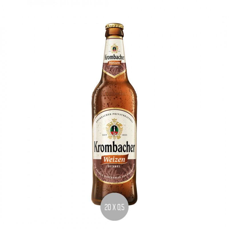 Krombacher Weizen dunkel 20x0,5 (MW)