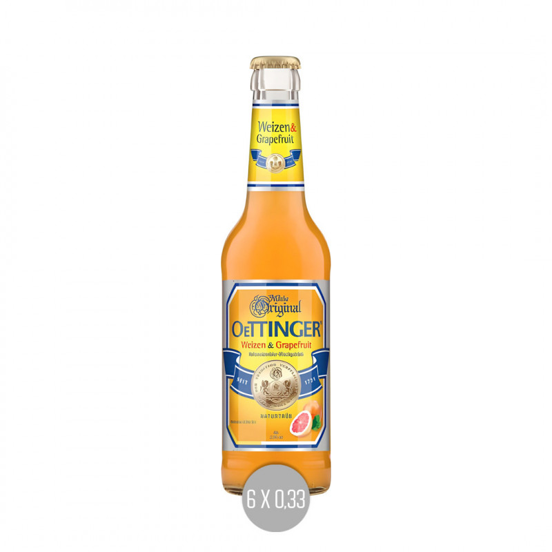 Oettinger Weizen & Grapefruit 6x0,33 (MW)