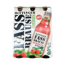 Oettinger Faßbrause Himbeer 6x0,33 (MW)