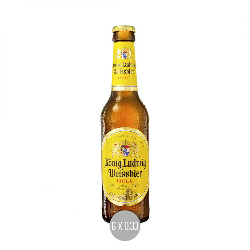 König Ludwig Hefe hell 6x0,33 (MW)