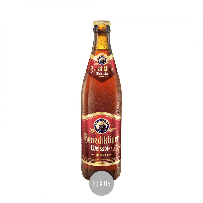 Benediktiner Weissbier Dunkel 20x0,5 (MW)