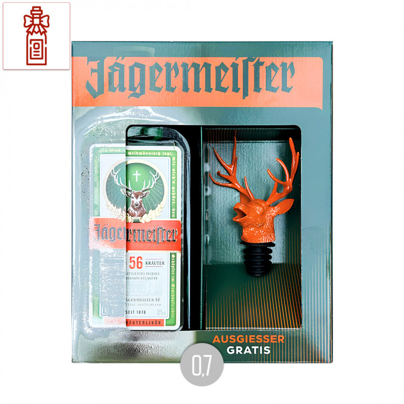 Jägermeister Geschenkverpackung mit Ausgiesser
