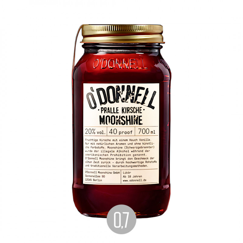 O'Donnell Moonshine Pralle Kirsche