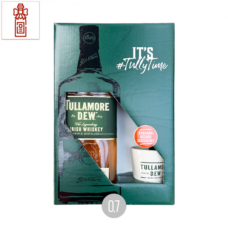 Tullamore Dew Geschenkbox mit Keramikbecher