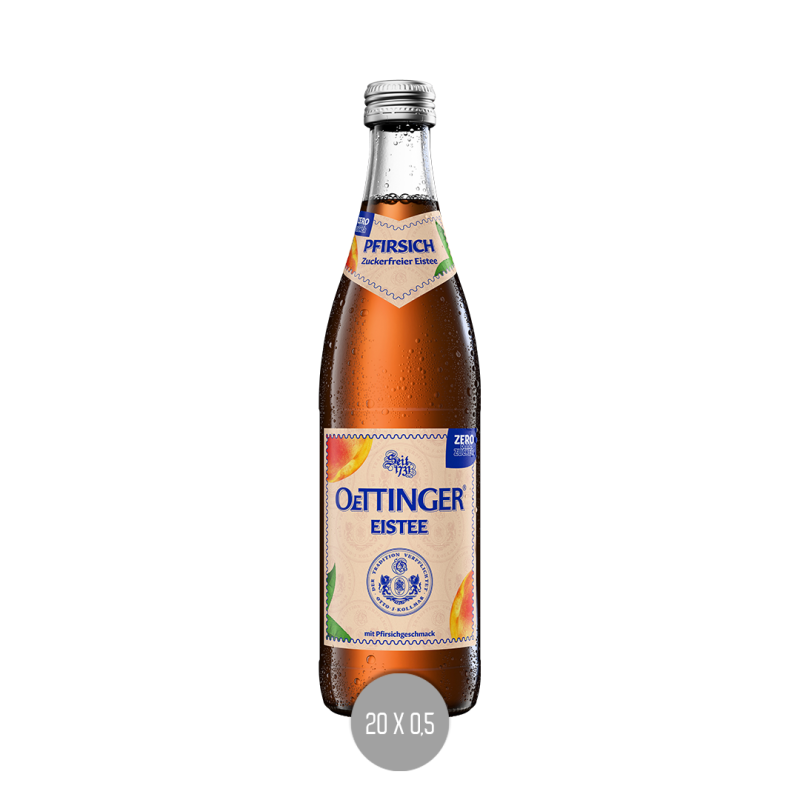 Oettinger Eistee Pfirsich Zero 20x0,5 (MW)