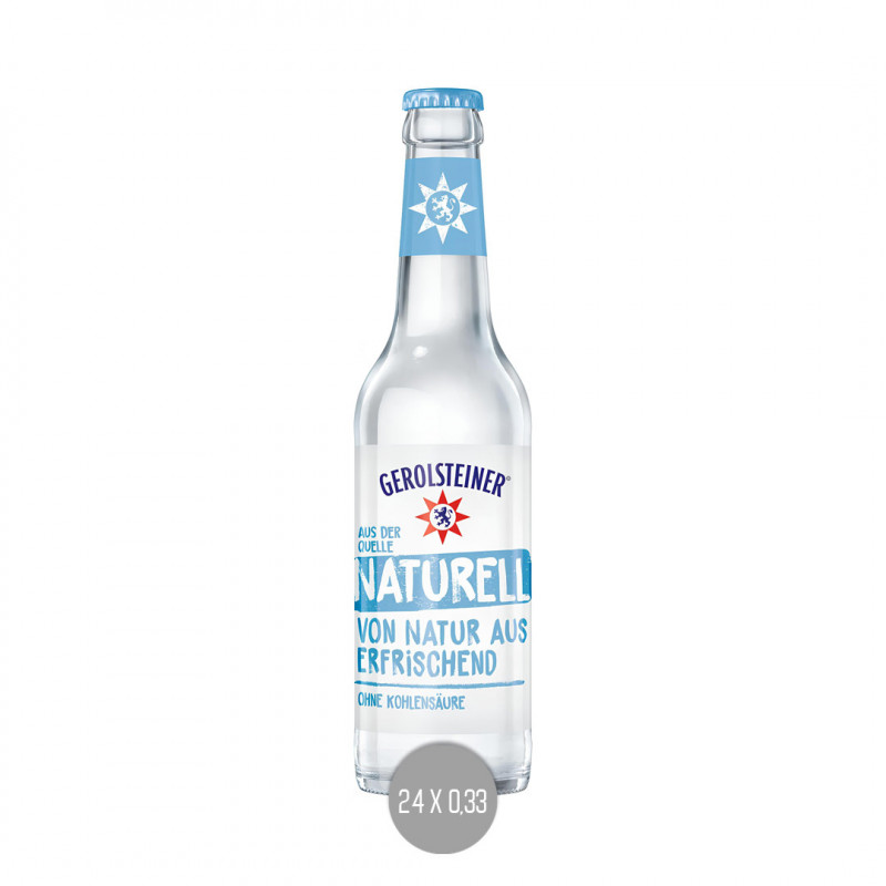 Gerolsteiner Naturell GLAS 24x0,33 (MW)