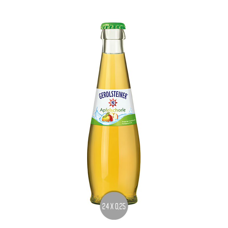 Gerolsteiner Apfelschorle 24x0,25 (MW)