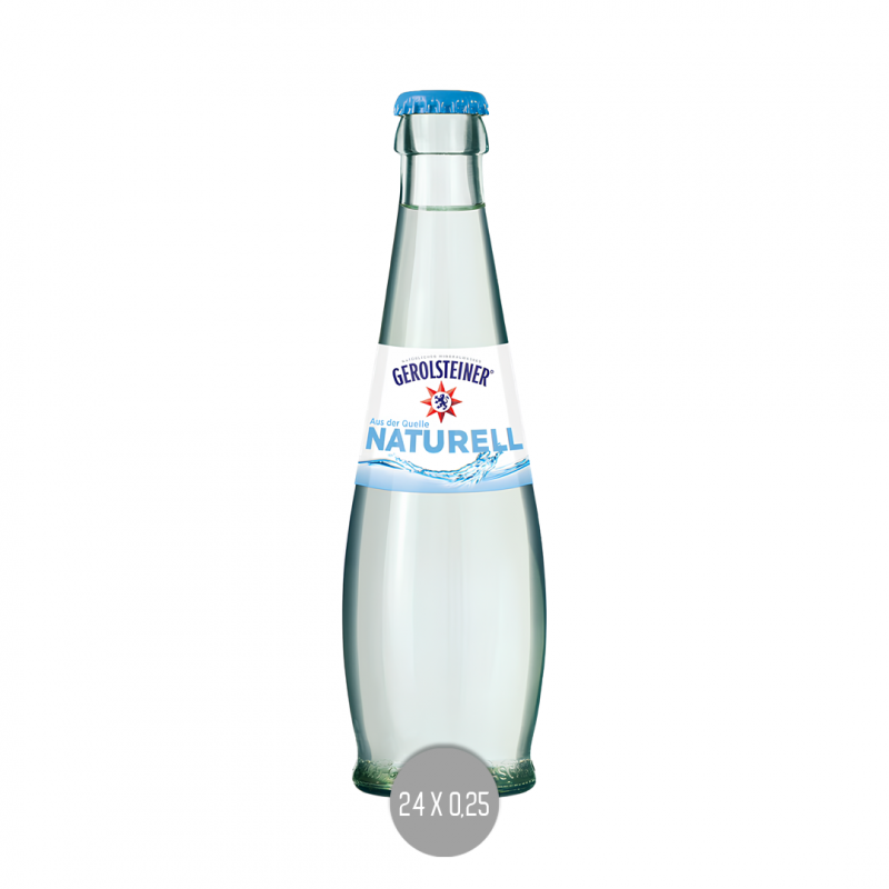 Gerolsteiner Gourmet Naturell GLAS 24x0,25 (MW)